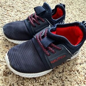 Nautica Toddler Blue and Red Sneakers-Size 5